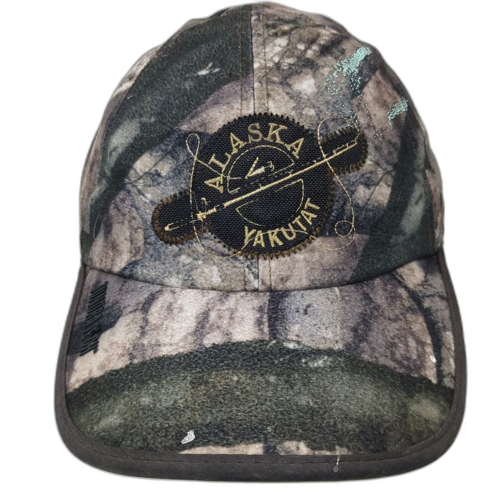 Drift Creek Outdoors Baseball Cap Brown One Size Hat Mossy Oak Alaska Yakutat